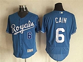 Kansas City Royals #6 Lorenzo Cain Blue 2016 Flexbase Collection Stitched Baseball Jersey,baseball caps,new era cap wholesale,wholesale hats
