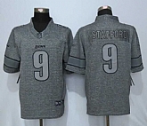 Nike Limited Detroit Lions #9 Stafford Gray Men's Gridiron Gray Stitched NFL Jersey,baseball caps,new era cap wholesale,wholesale hats