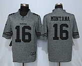 Nike Limited San Francisco 49ers #16 Montana Gray Men's Gridiron Gray Stitched NFL Jersey,baseball caps,new era cap wholesale,wholesale hats