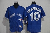 Toronto Blue Jays #10 Edwin Encarnacion Blue 2016 Flexbase Collection Baseball Jersey,baseball caps,new era cap wholesale,wholesale hats
