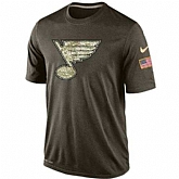 Men's St. Louis Blues Salute To Service Nike Dri-FIT T-Shirt,baseball caps,new era cap wholesale,wholesale hats