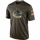 Men's Vancouver Canucks Salute To Service Nike Dri-FIT T-Shirt,baseball caps,new era cap wholesale,wholesale hats