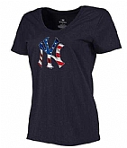 Women's New York Yankees Navy Plus Sizes Banner Wave T-Shirt,baseball caps,new era cap wholesale,wholesale hats