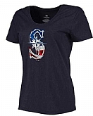 Women's Seattle Mariners Navy Plus Sizes Banner Wave T-Shirt,baseball caps,new era cap wholesale,wholesale hats
