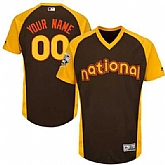 MLB Customized Men's Brown 2016 All Star National League Stitched Baseball Jersey,baseball caps,new era cap wholesale,wholesale hats