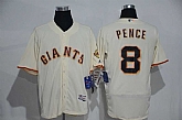 San Francisco Giants #8 Hunter Pence Cream 2016 Flexbase Collection Stitched Jersey,baseball caps,new era cap wholesale,wholesale hats