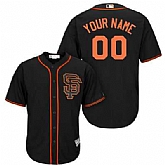 San Francisco Giants Customized Black Men's New Cool Base Stitched MLB Jersey,baseball caps,new era cap wholesale,wholesale hats