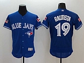 Toronto Blue Jays #19 Jose Bautista Independence Day Blue 2016 Flexbase Collection Stitched Baseball Jersey,baseball caps,new era cap wholesale,wholesale hats