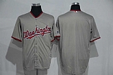 Washington Nationals Blank Gray 2016 Flexbase Collection Stitched Baseball Jersey,baseball caps,new era cap wholesale,wholesale hats
