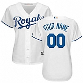 Women Kansas City Royals Customized White New Cool Base Stitched MLB Jersey,baseball caps,new era cap wholesale,wholesale hats