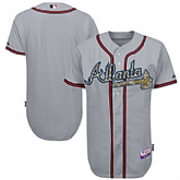 Atlanta Braves Blank Gray Camo Cool Base Stitched Baseball Jersey Jiasu,baseball caps,new era cap wholesale,wholesale hats