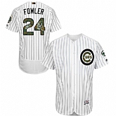 Chicago Cubs #24 Dexter Fowler White(Blue Strip) Flexbase Collection 2016 Memorial Day Stitched Baseball Jersey Jiasu,baseball caps,new era cap wholesale,wholesale hats