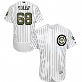 Chicago Cubs #68 Jorge Soler White(Blue Strip) Flexbase Collection 2016 Memorial Day Stitched Baseball Jersey Jiasu,baseball caps,new era cap wholesale,wholesale hats