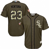 Chicago White Sox #23 Robin Ventura Green Salute to Service Stitched Baseball Jersey Jiasu,baseball caps,new era cap wholesale,wholesale hats