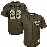 Cincinnati Reds #28 Anthony DeSclafani Green Salute to Service Stitched Baseball Jersey Jiasu,baseball caps,new era cap wholesale,wholesale hats