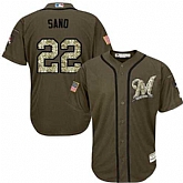 Minnesota Twins #22 Miguel Sano Green Salute to Service Stitched Baseball Jersey Jiasu,baseball caps,new era cap wholesale,wholesale hats