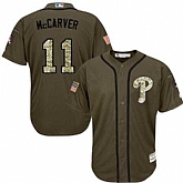 Philadelphia Phillies #11 Tim McCarver Green Salute to Service Stitched Baseball Jersey Jiasu,baseball caps,new era cap wholesale,wholesale hats