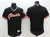 San Francisco Giants Customized Men's Mitchell And Ness Black 2016 Flexbase Collection Stitched Jersey,baseball caps,new era cap wholesale,wholesale hats