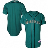 Seattle Mariners Blank Green Camo Cool Base Stitched Baseball Jersey Jiasu,baseball caps,new era cap wholesale,wholesale hats