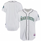 Seattle Mariners Blank White Camo Cool Base Stitched Baseball Jersey Jiasu,baseball caps,new era cap wholesale,wholesale hats