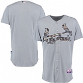 St. Louis Cardinals Blank Gray Camo Cool Base Stitched Baseball Jersey Jiasu,baseball caps,new era cap wholesale,wholesale hats