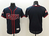 Tampa Bay Rays Blank Navy Blue USA Independence Day 2016 Flexbase Collection Stitched Jersey,baseball caps,new era cap wholesale,wholesale hats