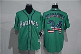 Texas Rangers #34 Nolan Ryan Green USA Flag Fashion Stitched Baseball Jersey,baseball caps,new era cap wholesale,wholesale hats