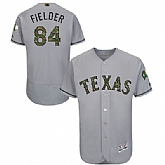 Texas Rangers #84 Prince Fielder Gray Flexbase Collection 2016 Memorial Day Stitched Baseball Jersey Jiasu,baseball caps,new era cap wholesale,wholesale hats