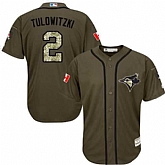 Toronto Blue Jays #2 Troy Tulowitzki Canada Flag Green Salute to Service Stitched Baseball Jersey Jiasu,baseball caps,new era cap wholesale,wholesale hats