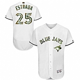 Toronto Blue Jays #25 Marco Estrada White Flexbase Collection 2016 Memorial Day Stitched Baseball Jersey Jiasu,baseball caps,new era cap wholesale,wholesale hats
