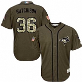 Toronto Blue Jays #36 Drew Hutchison Green Salute to Service Stitched Baseball Jersey Jiasu,baseball caps,new era cap wholesale,wholesale hats