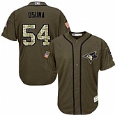 Toronto Blue Jays #54 Roberto Osuna Green Salute to Service Stitched Baseball Jersey Jiasu,baseball caps,new era cap wholesale,wholesale hats