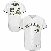 Toronto Blue Jays #54 Roberto Osuna White Flexbase Collection 2016 Memorial Day Stitched Baseball Jersey Jiasu,baseball caps,new era cap wholesale,wholesale hats