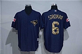 Toronto Blue Jays #6 Marcus Stroman Denim Blue Camo Stitched Baseball Jersey,baseball caps,new era cap wholesale,wholesale hats
