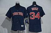 Women Boston Red Sox #34 David Ortiz Navy Blue 2016 Flexbase Collection Stitched Jersey,baseball caps,new era cap wholesale,wholesale hats