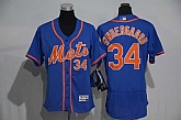 Women New York Mets #34 Noah Syndergaard Blue 2016 Flexbase Collection Stitched Jersey,baseball caps,new era cap wholesale,wholesale hats
