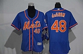 Women New York Mets #48 Jacob DeGrom Blue 2016 Flexbase Collection Stitched Jersey,baseball caps,new era cap wholesale,wholesale hats