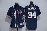Women Washington Nationals #34 Bryce Harper Navy Blue 2016 Flexbase Collection Stitched Jersey,baseball caps,new era cap wholesale,wholesale hats