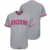 Arizona Diamondbacks Blank Gray Road 2016 Mother's Day Flexbase Collection Stitched Baseball Jersey Jiasu,baseball caps,new era cap wholesale,wholesale hats