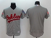 Oakland Athletics Blank Gray USA Independence Day 2016 Flexbase Collection Stitched Jersey,baseball caps,new era cap wholesale,wholesale hats