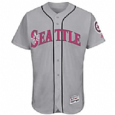 Seattle Mariners Blank Gray 2016 Mother's Day Flexbase Collection Stitched Baseball Jersey Jiasu,baseball caps,new era cap wholesale,wholesale hats