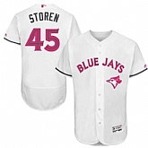 Toronto Blue Jays #45 Drew Storen White Flexbase Collection 2016 Mother's Day Stitched Baseball Jersey Jiasu,baseball caps,new era cap wholesale,wholesale hats
