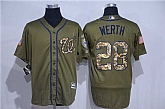 Washington Nationals #28 Jayson Werth Green Salute to Service New Cool Base Stitched Baseball Jersey,baseball caps,new era cap wholesale,wholesale hats