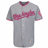 Washington Nationals Gray Road 2016 Mother's Day Flexbase Collection Stitched Baseball Jersey Jiasu,baseball caps,new era cap wholesale,wholesale hats