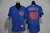Women Chicago Cubs #49 Jake Arrieta Blue 2016 Flexbase Collection Stitched Jersey,baseball caps,new era cap wholesale,wholesale hats