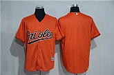 Baltimore Orioles Customized Men's Orange New Cool Base Stitched Baseball Jersey,baseball caps,new era cap wholesale,wholesale hats