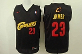 Nike Cleveland Cavaliers #23 LeBron James Black With Red Swingman Stitched NBA Jersey,baseball caps,new era cap wholesale,wholesale hats