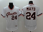 San Francisco Giants #24 Willie Mays Mitchell And Ness White 2016 Flexbase Collection Stitched Baseball Jersey,baseball caps,new era cap wholesale,wholesale hats