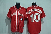 Toronto Blue Jays #10 Edwin Encarnacion Red New Cool Base Stitched Baseball Jersey,baseball caps,new era cap wholesale,wholesale hats