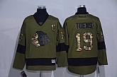 Chicago Blackhawks #19 Jonathan Toews Green Salute to Service Stitched Hockey Jersey,baseball caps,new era cap wholesale,wholesale hats